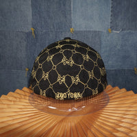 OSFA - Vintage Y2K Zoo York Hats monogram embroider 2000s - Black