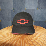 OSFA - Vintage Y2K Chevrolet Hats embroider nascar - Black - OSFA