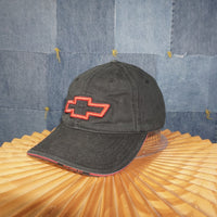 OSFA - Vintage Y2K Chevrolet Hats embroider nascar - Black - OSFA