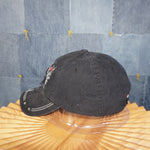 OSFA - Vintage Y2K Calvin Klein Hats grunge raw hem spellout - Black - OSFA