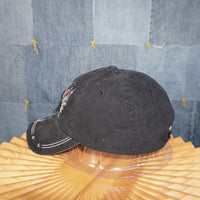 OSFA - Vintage Y2K Calvin Klein Hats grunge raw hem spellout - Black - OSFA