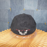 OSFA - Vintage Y2K Calvin Klein Hats grunge raw hem spellout - Black - OSFA