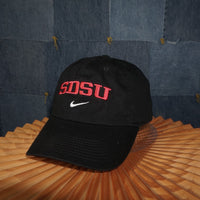 OSFA - Vintage Y2K Nike Hats sdsu san diego state university - Black - OSFA