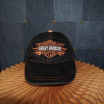 OSFA - Vintage Y2K Harley-davidson Hats harley davidson - Black - OSFA
