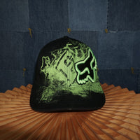 OSFA - Vintage Y2K Fox Racing Hats fitted baseball hat - Black