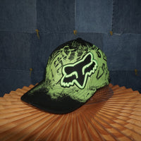 OSFA - Vintage Y2K Fox Racing Hats fitted baseball hat - Black