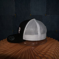 OSFA - Vintage Y2K Yupoong Hats ar embroider farming trucker - Black - OSFA