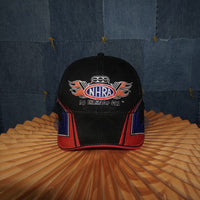 OSFA - Vintage Y2K Nhra Hats top eliminator club flame - Black - OSFA