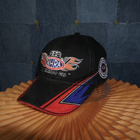 OSFA - Vintage Y2K Nhra Hats top eliminator club flame - Black - OSFA