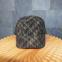 OSFA - Vintage Y2K Kangal Hats kangol fitted plaid pattern - Black - L
