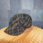 OSFA - Vintage Y2K Kangal Hats kangol fitted plaid pattern - Black - L