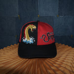 OSFA - Vintage Y2K American Vintage Hats water city serpents - Black - OSFA