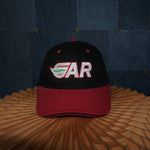 OSFA - Vintage Y2K Otto Hats ar farming embroider trucker - Black - OSFA