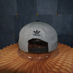 OSFA - Vintage Y2K Adidas Hats embroider trefoil essential - Gray - OSFA