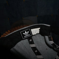 OSFA - Vintage Y2K Adidas Hats embroider trefoil essential - Gray - OSFA