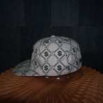 OSFA - Vintage Y2K American Vintage Hats money aop monogram - White