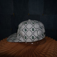 OSFA - Vintage Y2K American Vintage Hats money aop monogram - White