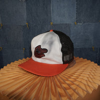 OSFA - Vintage Y2K Mlb Hats baltimore orioles embroider hat - White - OSFA