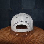 OSFA - Vintage Y2K Coed Naked Hats tennis embroider front - White - OSFA