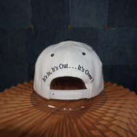 OSFA - Vintage Y2K Coed Naked Hats tennis embroider front - White - OSFA