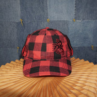 OSFA - Vintage Y2K American Vintage Hats deer embroider logo - Black - OSFA