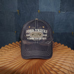 OSFA - Vintage Y2K Ford Hats truckers throwback dad hat cool - Blue - OSFA