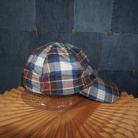OSFA - Vintage Y2K American Eagle Hats plaid preppy - Blue - L