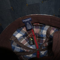 OSFA - Vintage Y2K American Eagle Hats plaid preppy - Blue - L