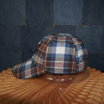 OSFA - Vintage Y2K American Eagle Hats plaid preppy - Blue - L