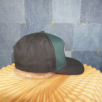 OSFA - Vintage Y2K Captain Fin Hats embroider patch baseball - Green - OSFA