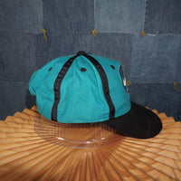OSFA - Vintage Y2K Nike Hats embroider swoosh panel hat - Black - OSFA