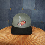 OSFA - Vintage Y2K American Vintage Hats big butt cigar co - Green - OSFA