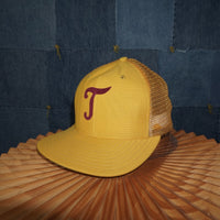 OSFA - Vintage Y2K American Vintage Hats logo trucker hat - Yellow - OSFA