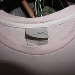 L - Vintage Y2K Nike T-Shirts essential pink embroider - L