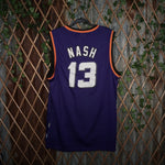 XL - Vintage Y2K Adidas T-Shirts pheonix suns basketball - Purple - XL