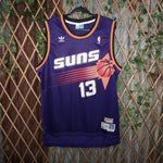 XL - Vintage Y2K Adidas T-Shirts pheonix suns basketball - Purple - XL