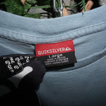 L - Vintage Y2K Quiksilver T-Shirts long - Blue - L