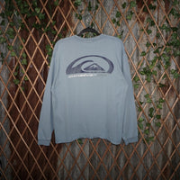 L - Vintage Y2K Quiksilver T-Shirts long - Blue - L
