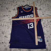 XL - Vintage Y2K Adidas T-Shirts pheonix suns basketball - Purple - XL
