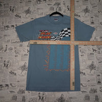 S - Vintage Y2K American Vintage T-Shirts bike week 2001 - Blue - S