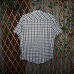 XL - Vintage Y2K American Rag Shirts plaid button essential - White - XL