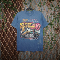 L - Vintage Y2K American Vintage T-Shirts miller lite - Blue - L