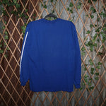 M - Vintage Y2K Adidas T-Shirts kansas jayhawks university - Blue - M
