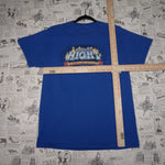 S - Vintage Y2K American Vintage T-Shirts world funny car - Blue - S
