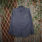 M - Vintage Y2K Apt.9 Shirts apt button grunge double sided - Blue - M
