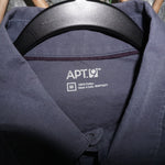 M - Vintage Y2K Apt.9 Shirts apt button grunge double sided - Blue - M