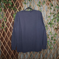 L - Vintage Y2K Reebok T-Shirts essential embroider chest - Blue - L
