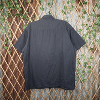 XL - Vintage Y2K Dickies Shirts embroider patch workwear - Blue - XL