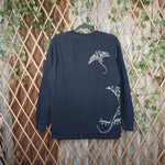 Vintage Y2K American Vintage T-Shirts hawaii tribal pattern - Blue
