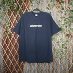 XL - Vintage Y2K Anchor Blue T-Shirts double sided live - XL